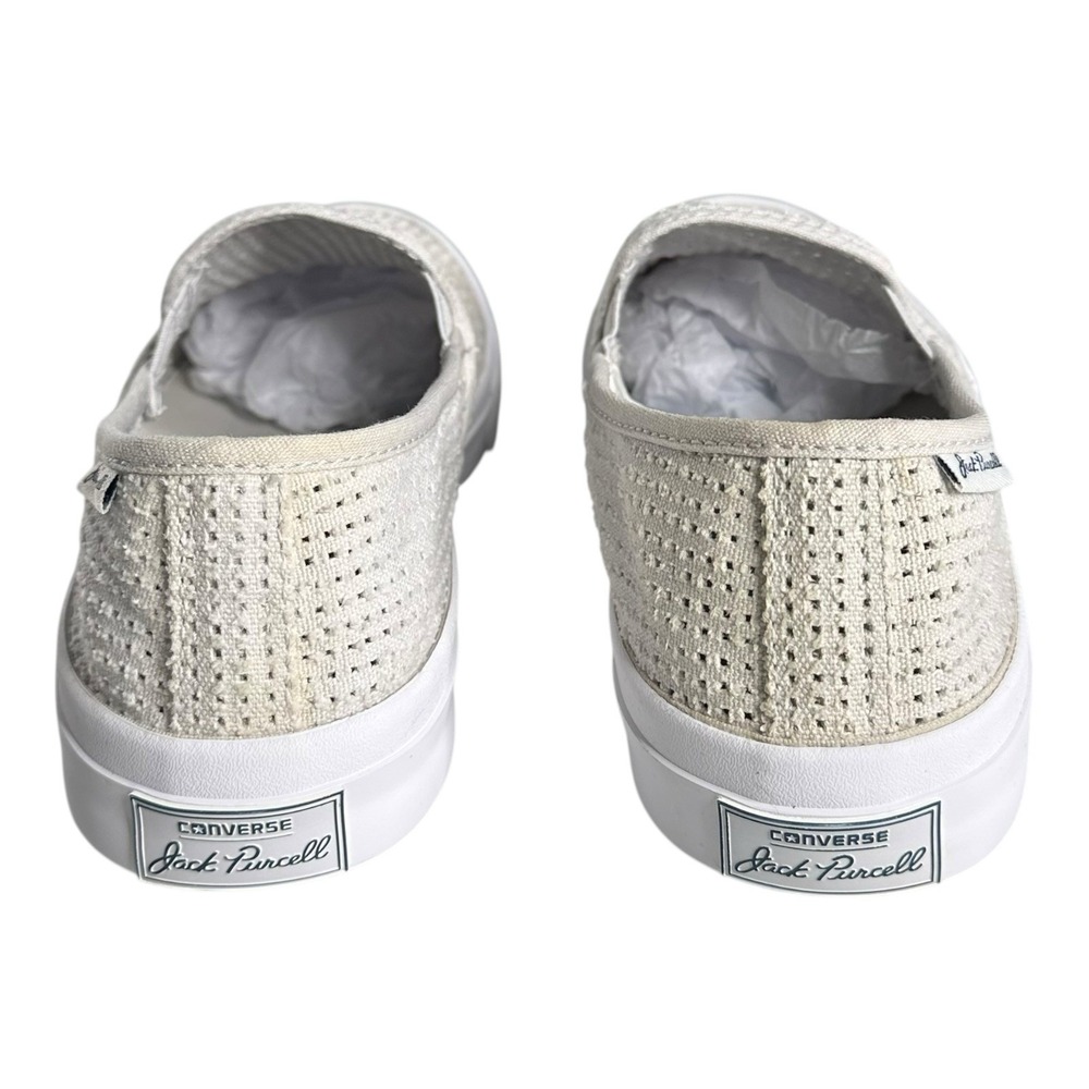 Converse Cream Slip-On Sneakers - Picture 4 of 10